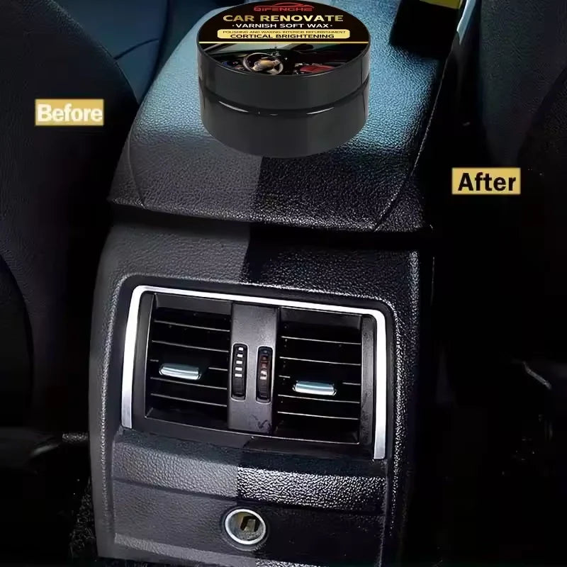 Ultimate Car Interior Wax – All-in-One Plastic, Leather & Tire Restorer| USA Imported